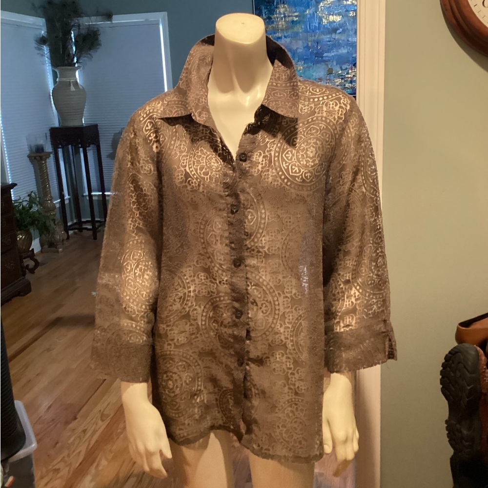 Designer Brown Top